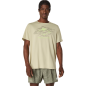 Asics Fujitrail Logo SS Top Homme Khaki
