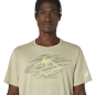 Asics Fujitrail Logo SS Top Homme Khaki