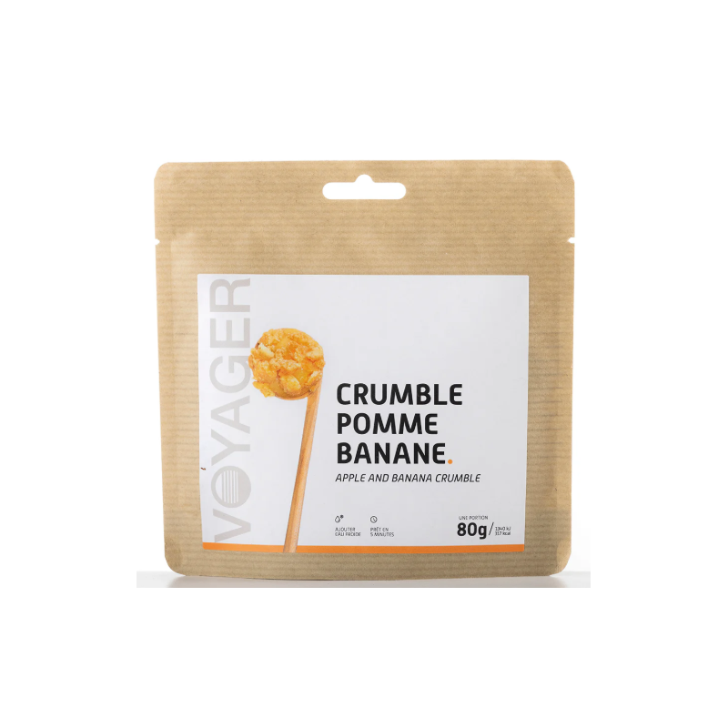 Voyager Crumble Pomme-Banane Lyophilisé