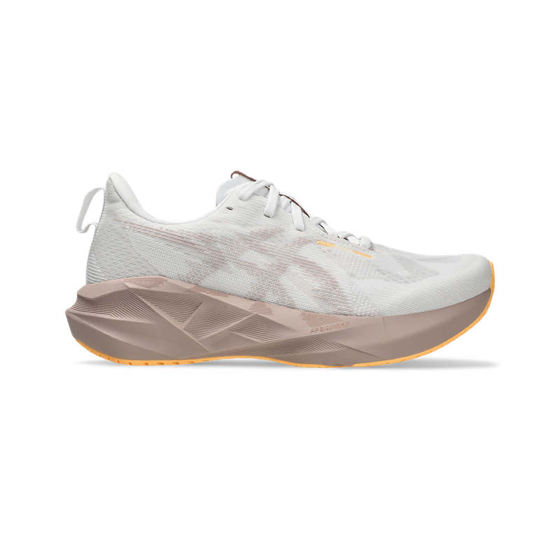 Asics Novablast 5 Femme White/Fawn