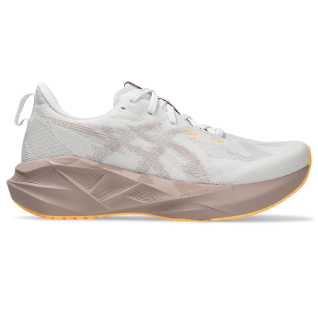 Asics Novablast 5 Femme White/Fawn