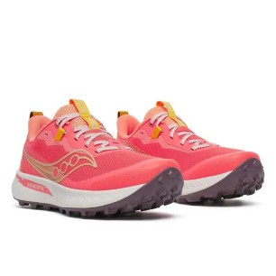 Saucony Peregrine 15 Femme Corail/Saumon