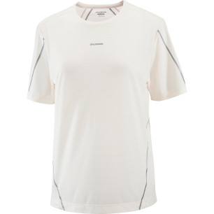 Salomon Shakeout Core Stellar SS Tee Femme Whisper White