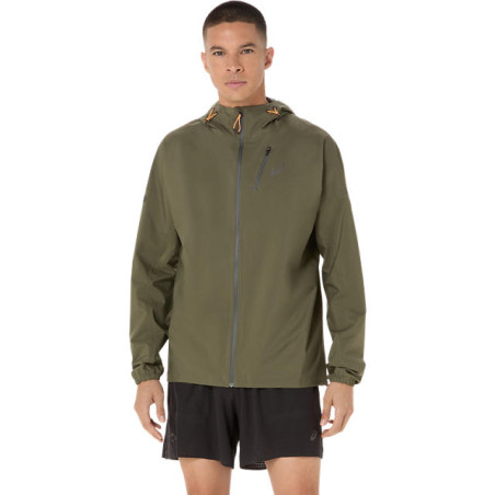 Asics Fujitrail Elite Waterproof Jacket Homme Mantle Green