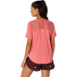 Asics Road SS Top Femme Dark Pink Clay