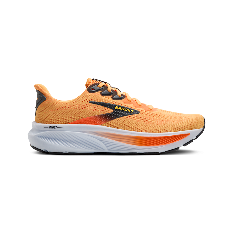 Brooks Ghost 17 Homme Blazing Orange/Yellow/Ebony