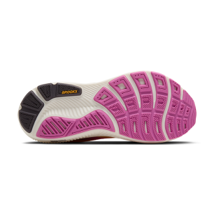 Brooks Ghost 17 Femme Apricot/Grey/Pink