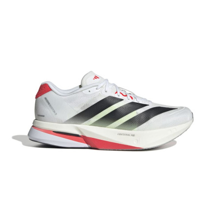 Adidas Adizero Boston 13 Homme Blanc/Noir/Rouge