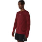 Asics Road Seamless LS Top Homme Dark Red Planet