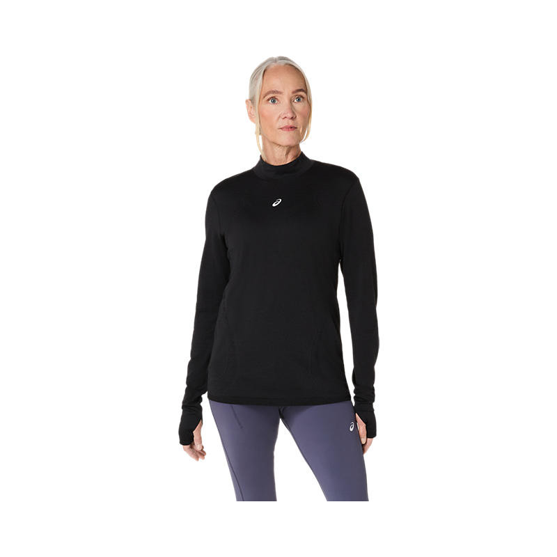 Asics Road Winter Seamless LS Top Femme Black