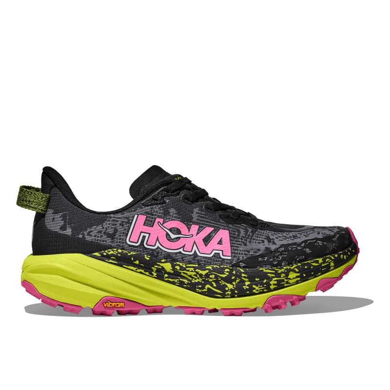 Hoka Speedgoat 6 Femme Black/Neon Hoka Citrus