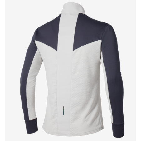 Mizuno Active Warmalite Half Zip Long Sleeve Top Homme Vapor Silver