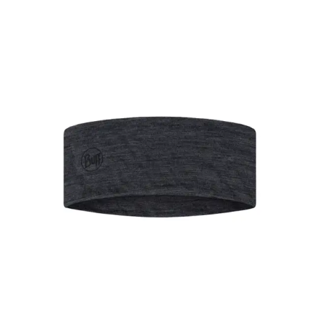 Buff Merino Lightweight Headband Solid Grey