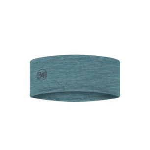Buff Merino Lightweight Headband Solid Pool