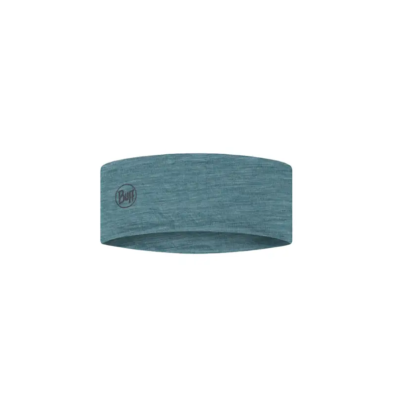Buff Merino Lightweight Headband Solid Pool