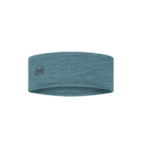 Buff Merino Lightweight Headband Solid Pool