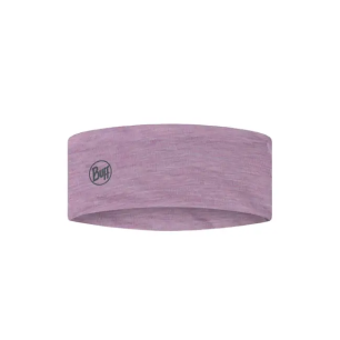 Buff Merino Lightweight Headband Solid Pansy