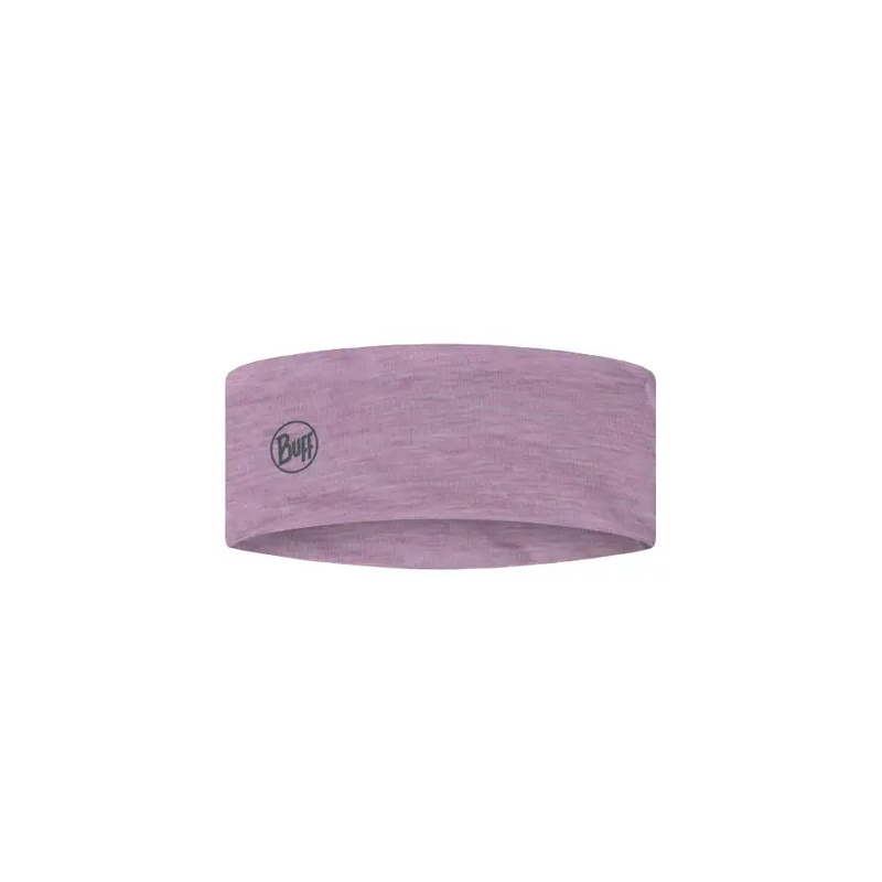 Buff Merino Lightweight Headband Solid Pansy