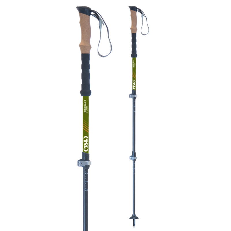 TSL Bâtons Hiking Alu 3 Bi Cross Vert