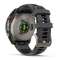 Garmin Fenix 8 Pro 47 mm AMOLED Sapphire, Titanium, Bracelet Silicone Graphite/Noir