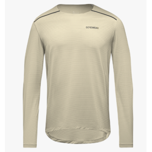 Gorewear Contest 2.0 Long Sleeve Tee Homme Tech Beige
