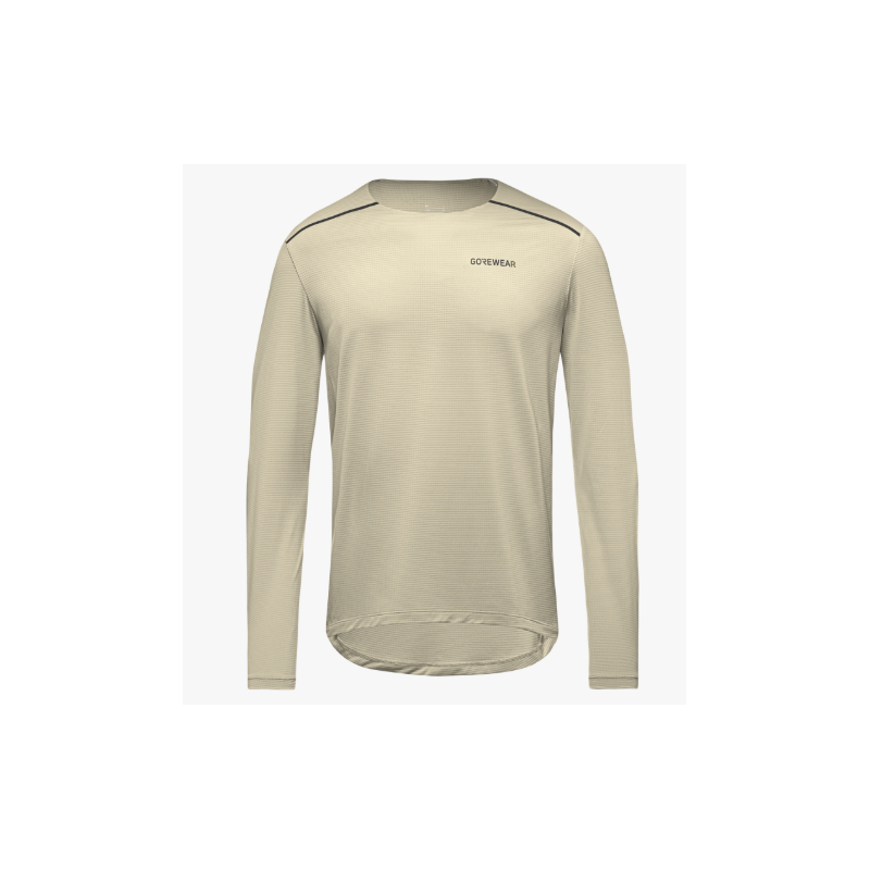 Gorewear Contest 2.0 Long Sleeve Tee Homme Tech Beige