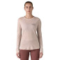 Patagonia Cap Cool Merino Blend Graphic Shirt Femme Shroom Taupe