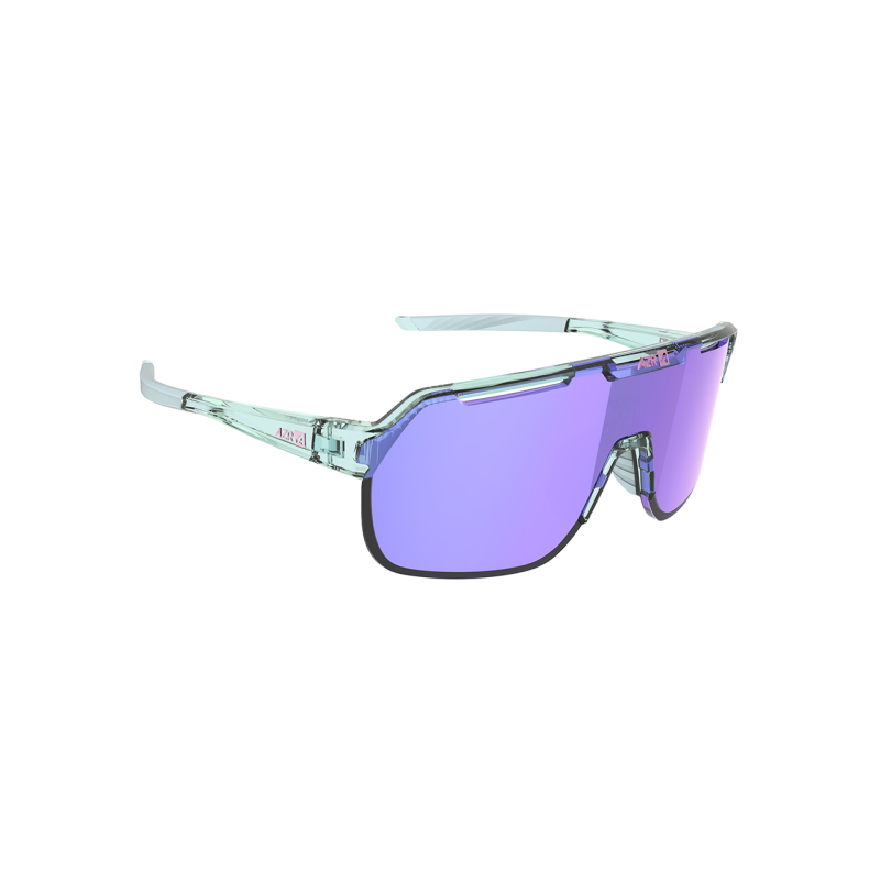 AZR Kromic Victory RX Crystal Bleue Vernie/Ecran Irisé Rose Photochromique