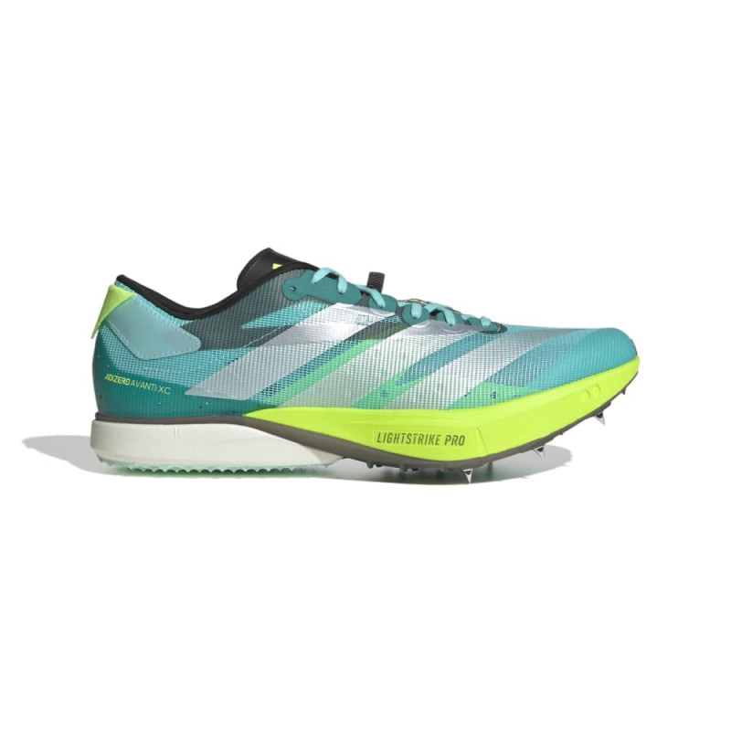 Adidas Adizero Avanti XC Unisexe Flash Aqua/Zero Metalic/Lucid Lemon Adidas Adizero Avanti XC Unisexe Flash Aqua/Zero Metalic/Lucid Lemon