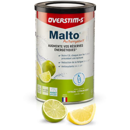Overstims Malto Antioxydant Citron-Citron Vert