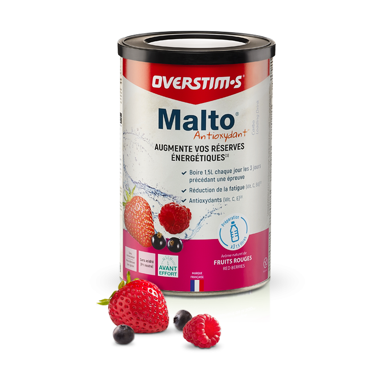 Overstims Malto Antioxydant Fruit rouge