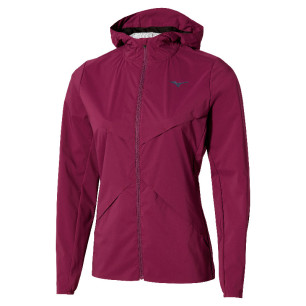 Mizuno Tech Thermal Charge Hooded Jacket Femme Dark Purple