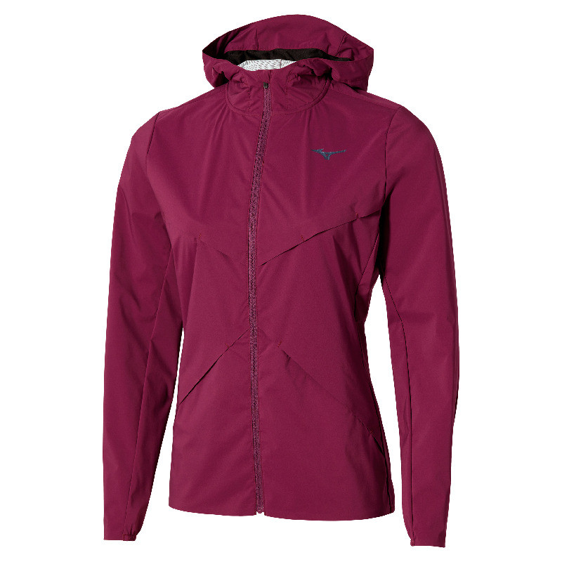 Mizuno Tech Thermal Charge Hooded Jacket Femme Dark Purple