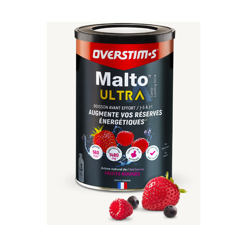 Overstims Malto Ultra Fruits Rouges