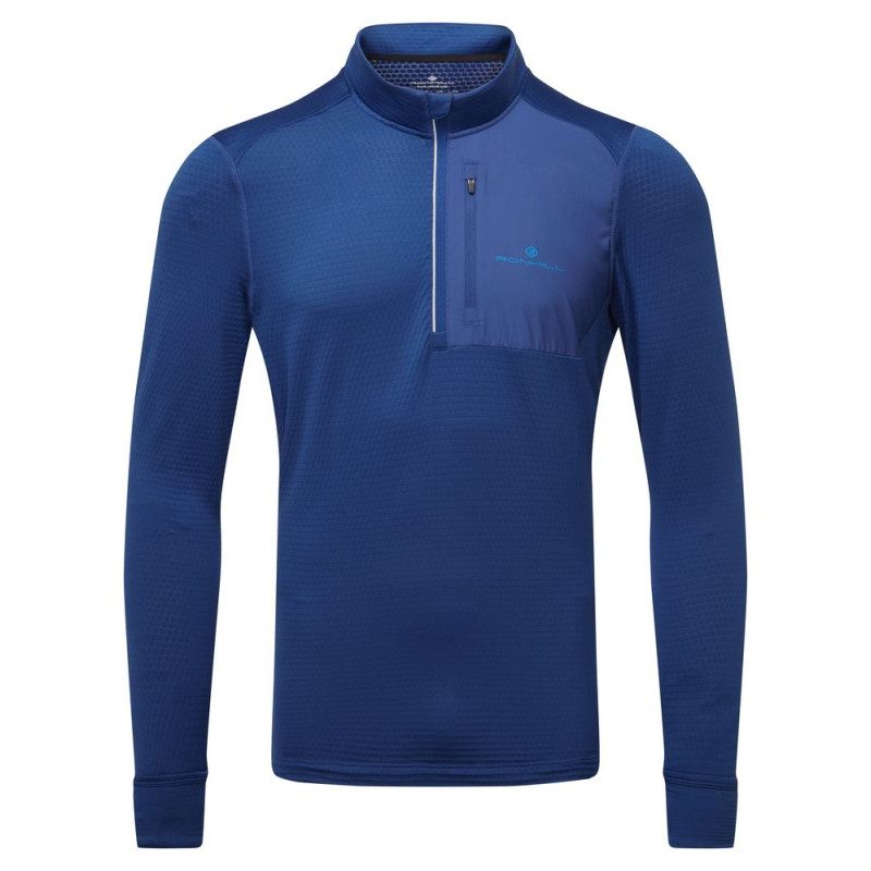 Ronhill Tech Winter 1/2 Zip Homme Ocean/Electric Blue