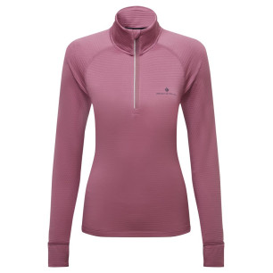 Ronhill Tech Winter 1/2 Zip Femme Dusty Tulip/Dark Navy