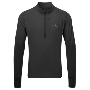 Ronhill Tech Wind-Block 1/2 Zip Homme All Black