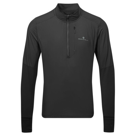 Ronhill Tech Wind-Block 1/2 Zip Homme All Black