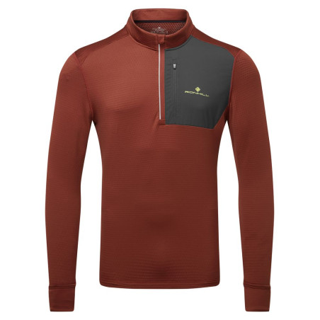 Ronhill Tech Winter 1/2 Zip Homme Chestnut/Oxide