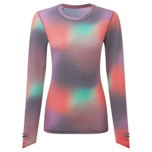 Ronhill Tech Golden Hour L/S Tee Femme Multi Glow