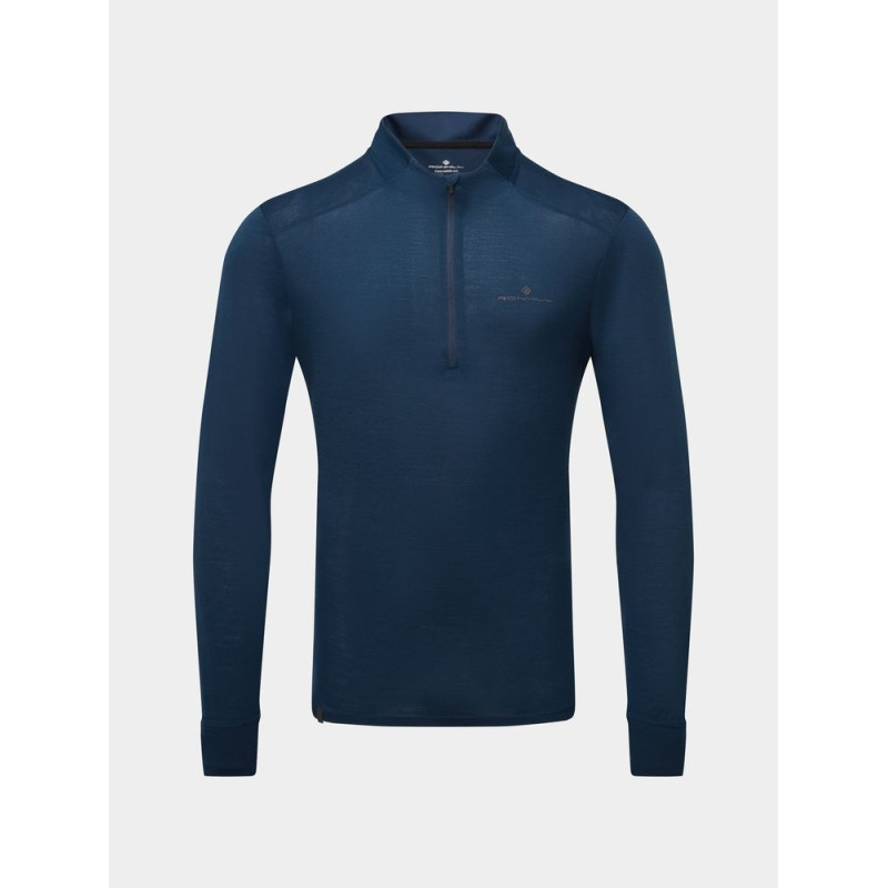 Ronhill Tech Merino 1/2 Zip Homme Dark Navy /Oxside