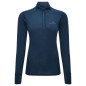 Ronhill Tech Merino 1/2 Zip Femme Dark Navy/Dusty Tulip