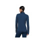 Ronhill Tech Merino 1/2 Zip Femme Dark Navy/Dusty Tulip