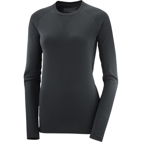 Salomon Sense Aero Seamless Tee Femme Deep Black