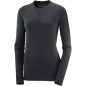 Salomon Sense Aero Seamless Tee Femme Deep Black