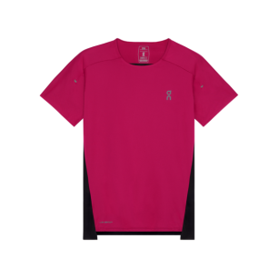 On Running Performance-T Femme Grenadine/Black