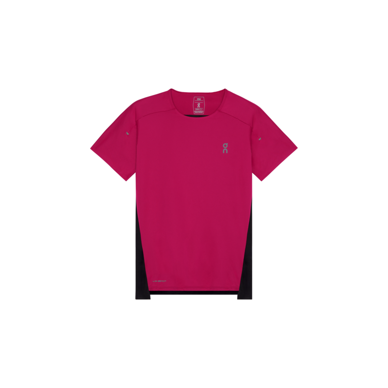 On Running Performance-T Femme Grenadine/Black