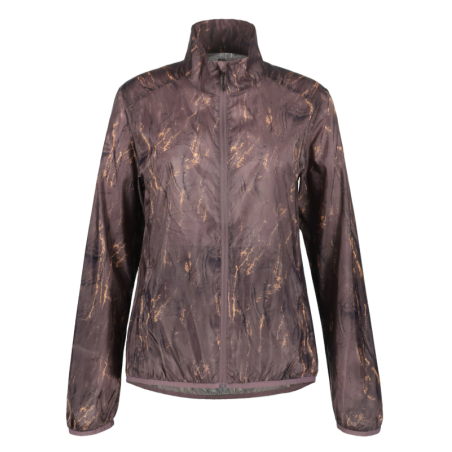 Rukka Veste Maile Print Femme Prune