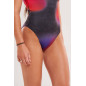 Zerod Maillot de Bain Femme 1 Pièce Vortex Nebula