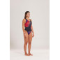 Zerod Maillot de Bain Femme 1 Pièce Vortex Nebula